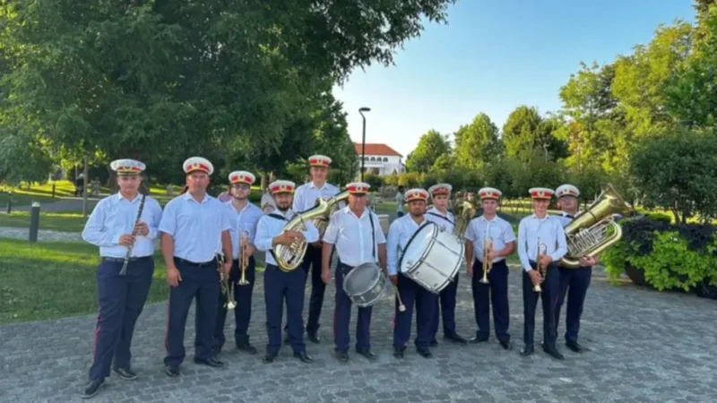 Concert festiv al Fanfarei din Petrești în Sebeș pentru Ziua Imnului Național al României