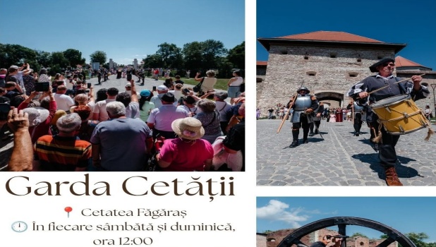 Experiențe medievale la Cetatea Făgăraș: Garda Cetății aduce trecutul în prezent