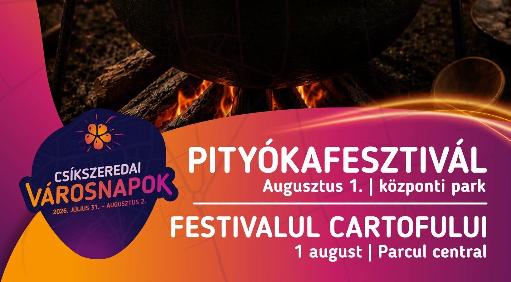 Festivalul Cartofului: Sâmbătă, 1 August 2026, la Miercurea-Ciuc