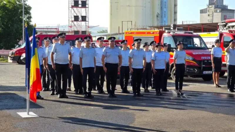 FOTO | 9 ofițeri și 81 de subofițeri din ISU Alba au fost promovați: „Un moment special în cariera lor”