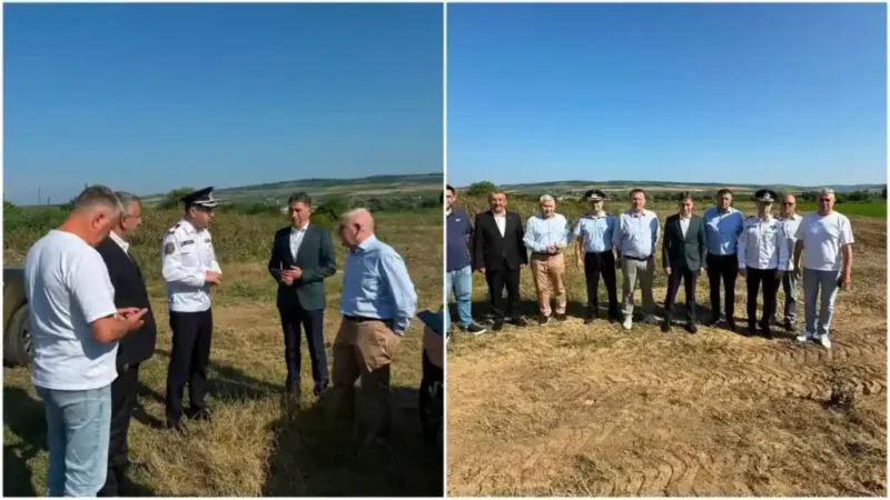 FOTO | Amplasament predat pentru noul punct zonal ISU la Jidvei: Trei comune vor beneficia de servicii