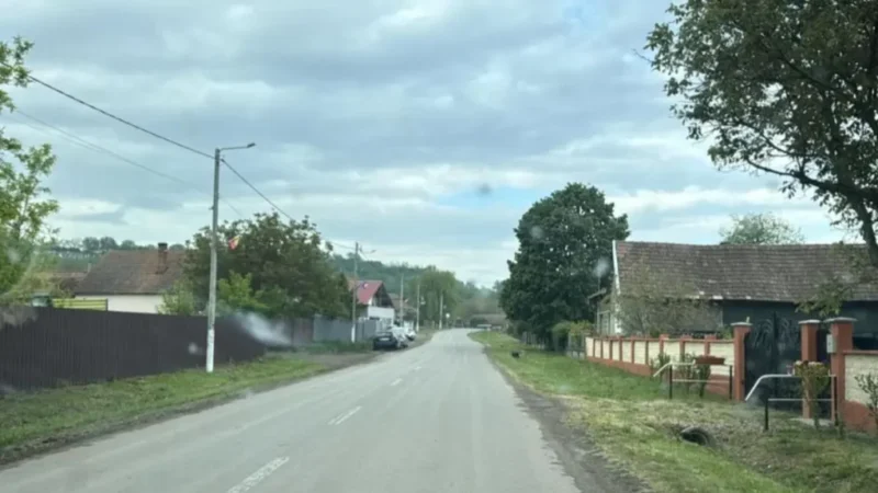 Foto | Modernizări în Meșcreac, comuna Rădești: Trotuare noi și sistem avansat de drenaj. Proiectul în detaliu