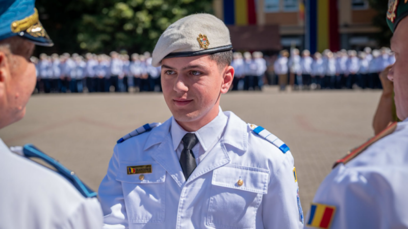 Andrea Buontempo, noul elev plutonier adjutant al Colegiului Național Militar „Mihai Viteazul” Alba Iulia: Visul său este să devină pilot militar