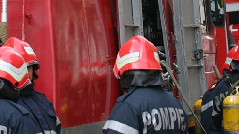 Incendiu pe DN 12: microbuz în flăcări