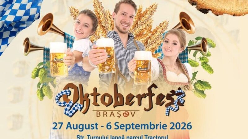 Oktoberfest Brașov 2026 debutează pe 27 august