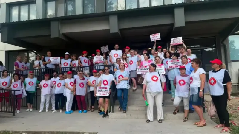 Protest de avertisment în spitalele din România: „Nu mai tolerăm promisiuni neîndeplinite”. Federația SANITAS continuă acțiunile sindicale
