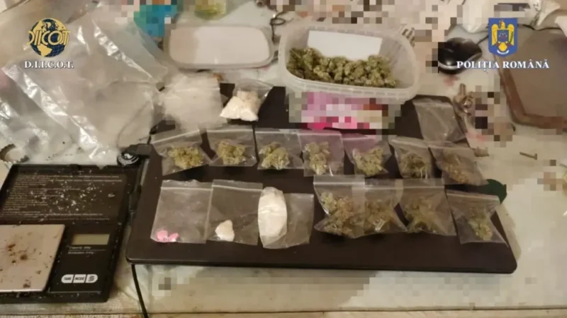 Rețea de trafic de droguri și „cristal” anihilată după o anchetă de aproape doi ani: Zeci de tranzacții, minori implicați și sute de probe trimit trei persoane în fața Tribunalului Alba