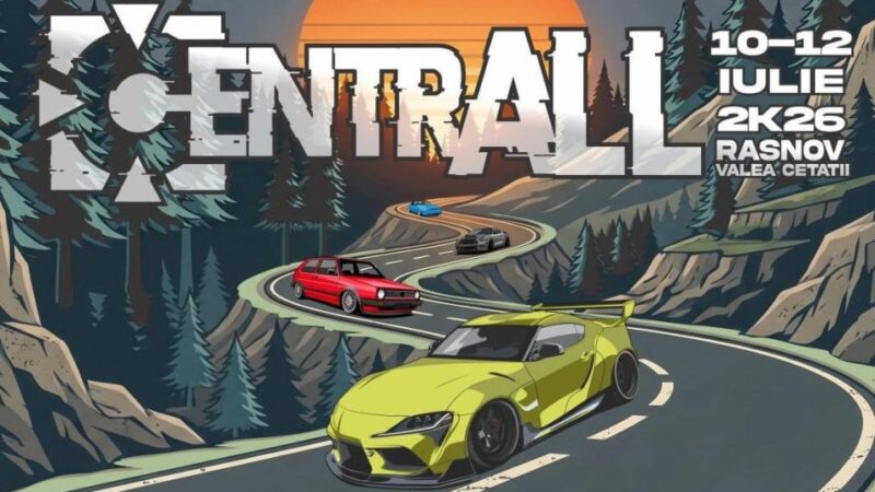 Tuning auto la superlativ: CentrAll 2026 debutează în Valea Cetății din Râșnov