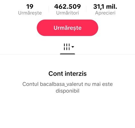 TikTok a închis contul unuia dintre cei mai urmăriți influenceri din Alba. Bacalbașa Valeruț avea aproximativ 460.000 de urmăritori