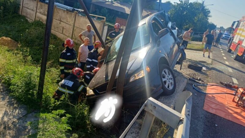 Accident rutier în Brădești: trei răniți