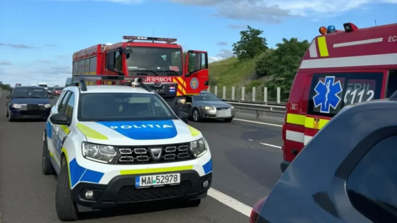 Coliziune pe Autostrada A10 între Sebeș și Turda: Traficul este afectat