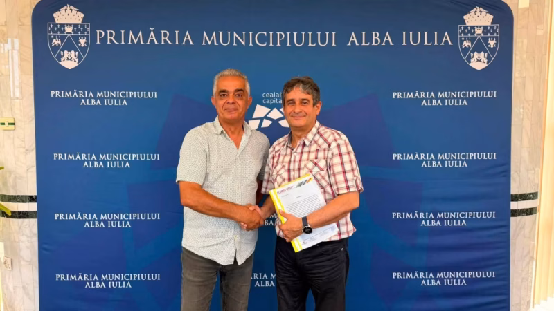 Contract semnat pentru modernizarea arterei de legătură între străzile Mărășești și Negruzzi din Alba Iulia