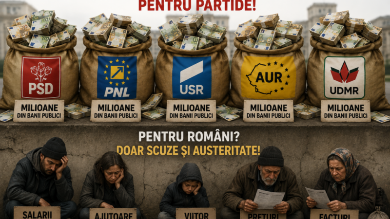 Critici la adresa Guvernului: Datoria publică a României depășește 60% din PIB, dar subvențiile pentru partide rămân intacte