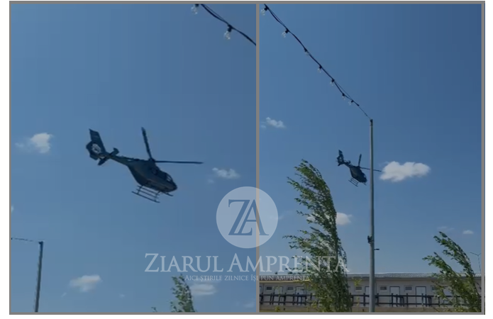 Elicopter aterizează fără autorizație în Constanța