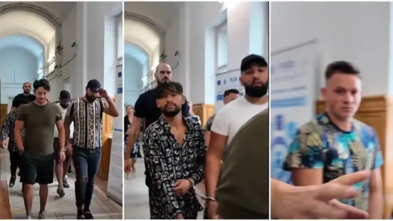 FOTO | Tribunalul Cluj menține arestul preventiv pentru cei 7 agresori care au atacat un echipaj de ambulanță cu bâte, topoare și pietre