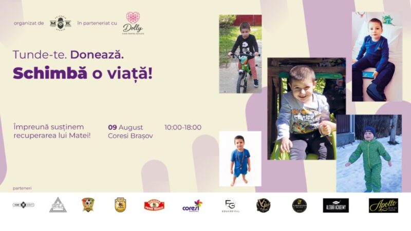 Frizerii din Brașov se alătură unei campanii pentru a sprijini un băiețel cu autism