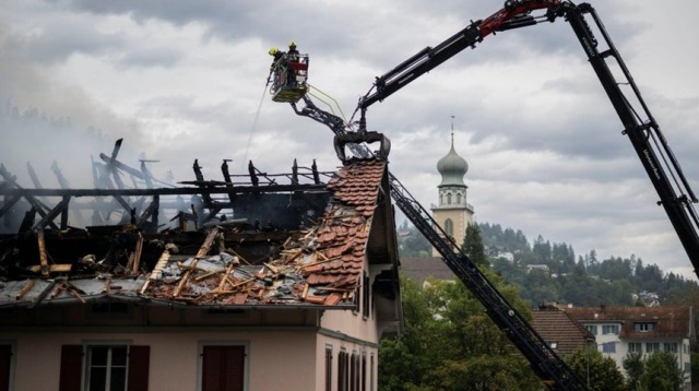 MAE: Doi români, victime ale incendiului din Thusis, Elveția