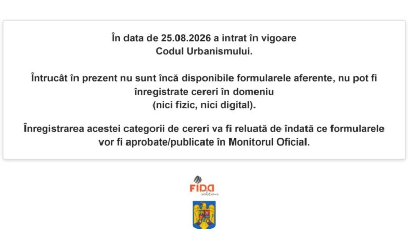Platforma de urbanism a Primăriei Alba Iulia, în impas după adoptarea noului Cod al Urbanismului