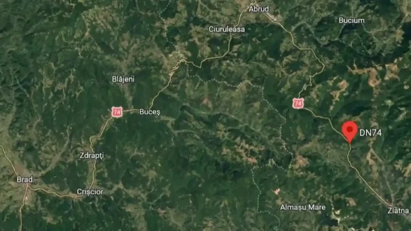 Proiect de alee pietonală de un kilometru pe DN 74 în Munții Apuseni: Stadiul actual al lucrărilor