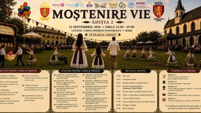 MOȘTENIRE VIE Un eveniment despre rădăcini, oameni, tradiții și bucuria de a le duce mai departe.