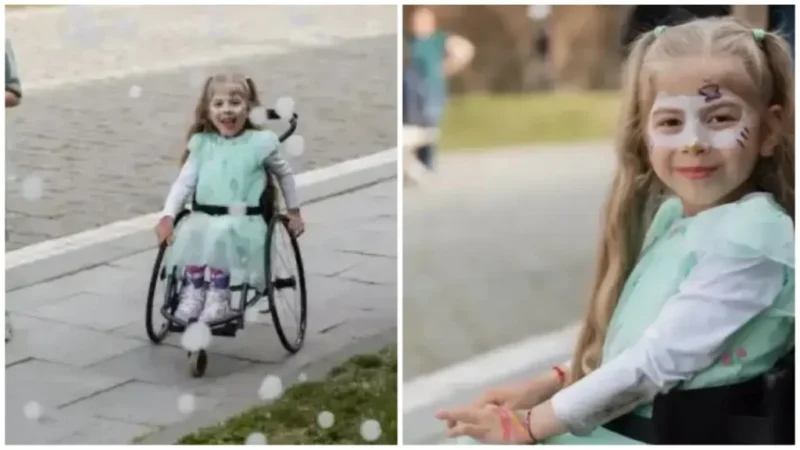 Apel umanitar pentru Mabel, fetița curajoasă care visează să meargă: Un copil extraordinar are nevoie, din nou, de ajutorul nostru