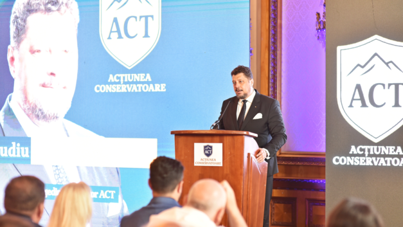 Claudiu Târziu, liderul Partidului Acțiunea Conservatoare: Alegerile anticipate sunt singura cale de salvare a României