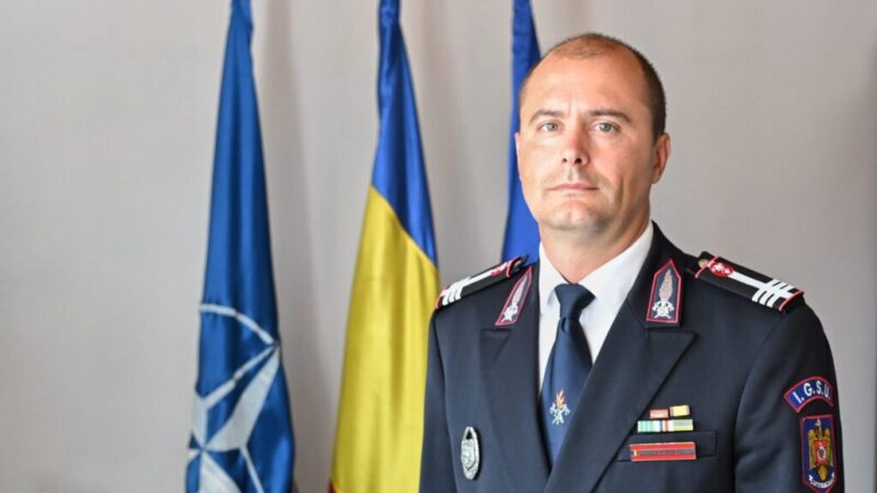 Colonelul Valeriu Dan David preia conducerea ISU Brașov de la Lucian Marciu: Experiență internațională în Grecia și Spania