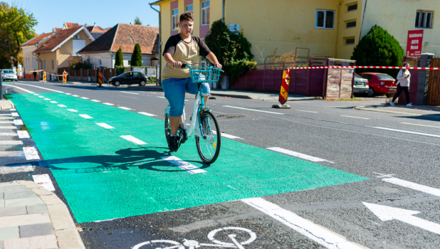 Extinderea pistelor de biciclete în Sfântu Gheorghe