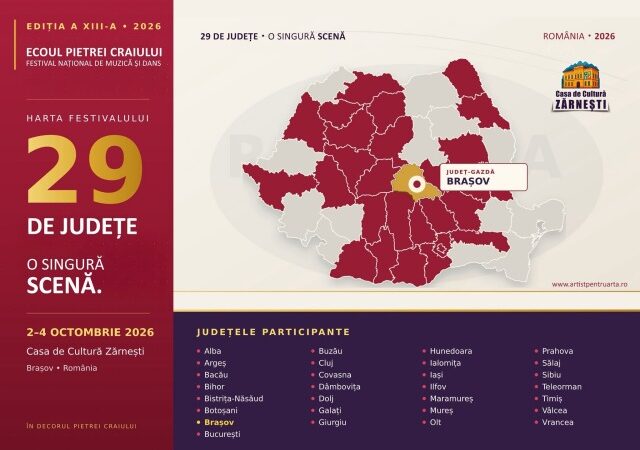 Festivalul „Ecoul Pietrei Craiului” revine la Zărnești