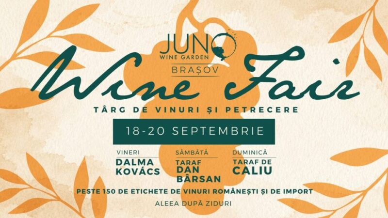 JUNO Wine Fair: Eveniment de Vinuri la Brașov