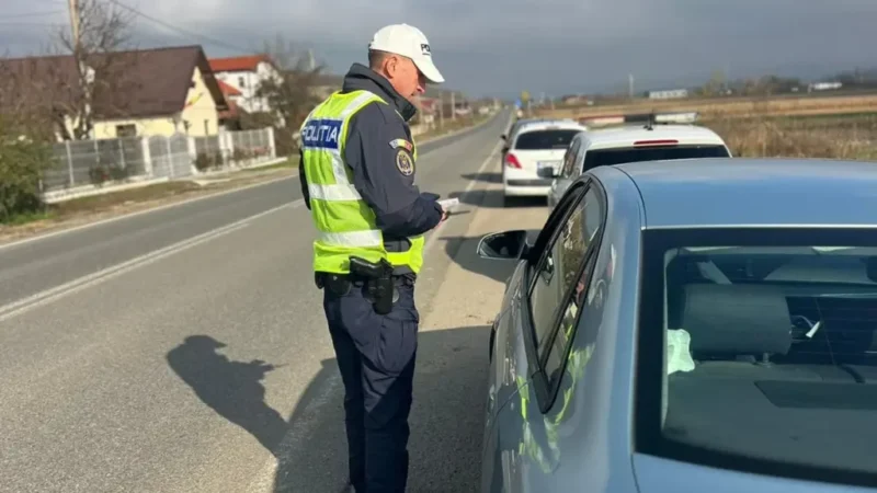 Polițiștii din Ocna Mureș au verificat zeci de persoane și vehicule: Amenzi aplicate depășind 5.000 de lei