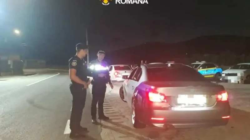 Sibian prins băut la volan în Cugir