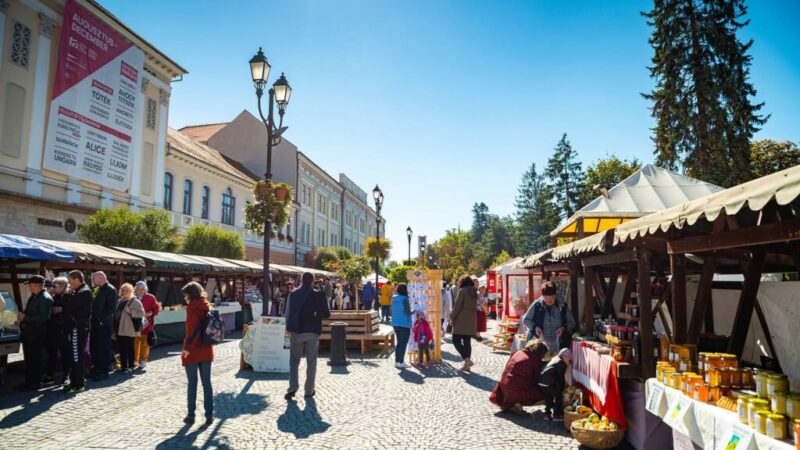 Un târg al meșteșugarilor și producătorilor locali își deschide porțile în weekend la Sfântu Gheorghe