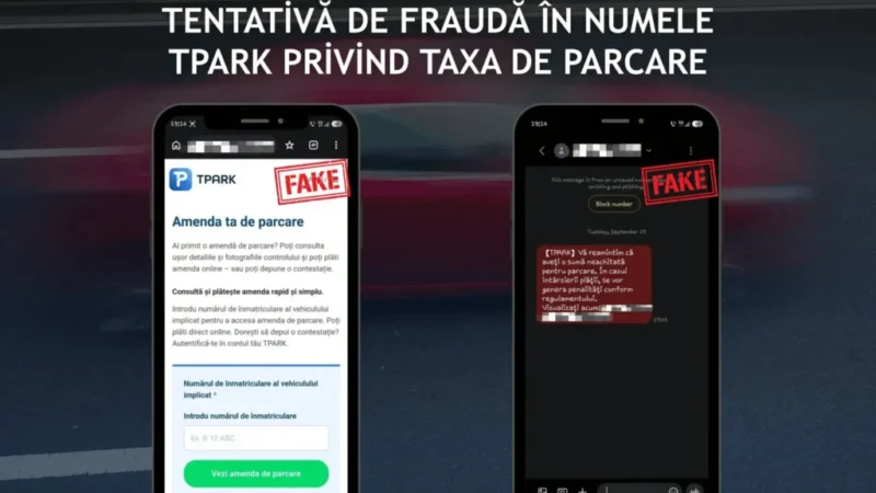 Atenție la Mesajele False de la TPARK