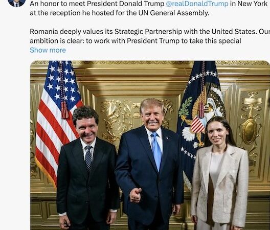 Nicușor Dan și Donald Trump, întâlnire la New York