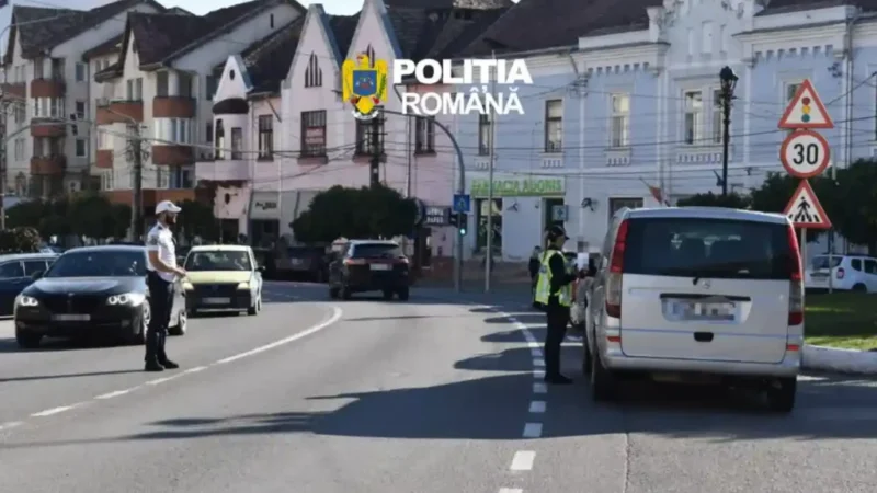 Poliția Aiud aplică amenzi de peste 2.000 lei